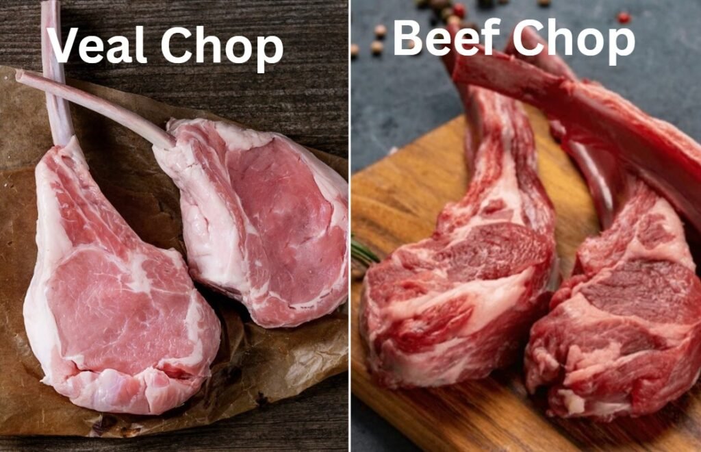 Veal Chop and Beef Chop