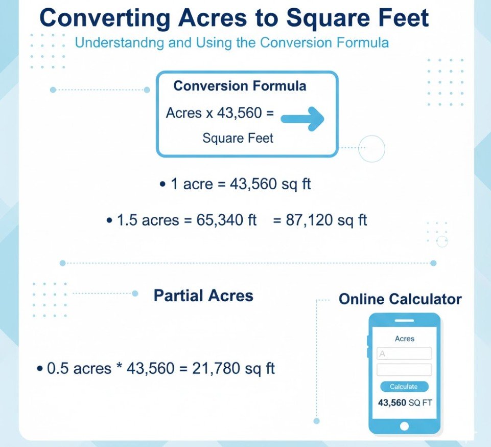 Converting Acres to Square Feet