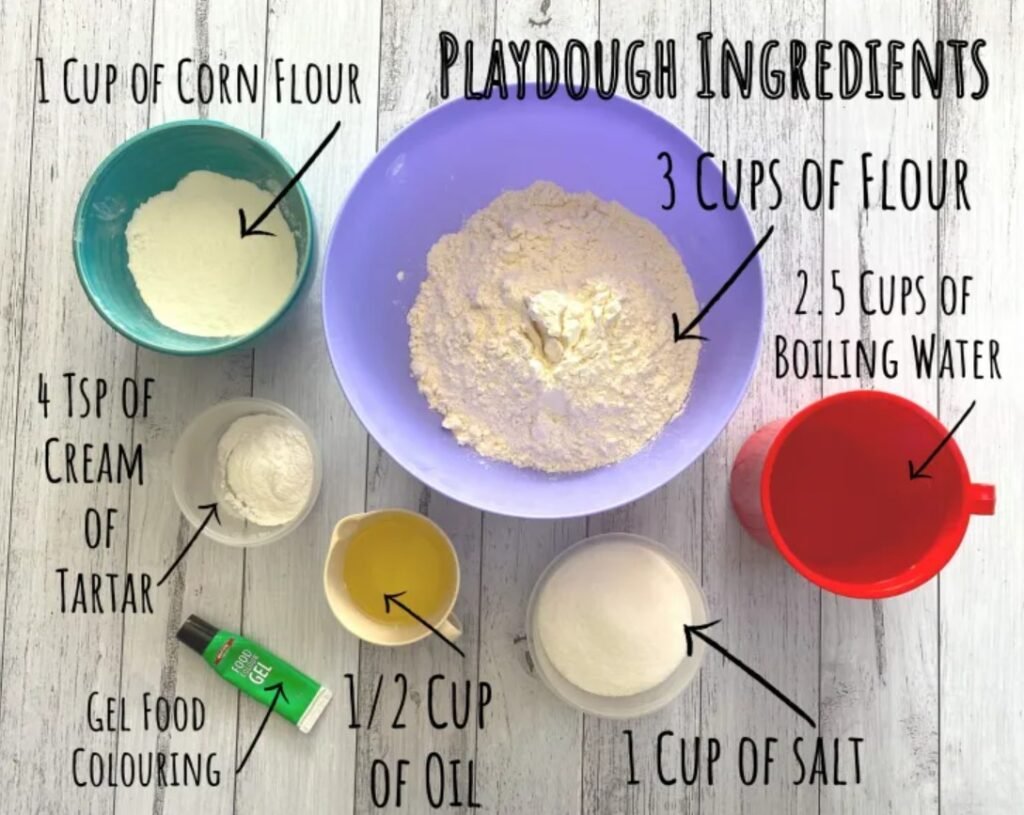 How to Make Playdough with Flour