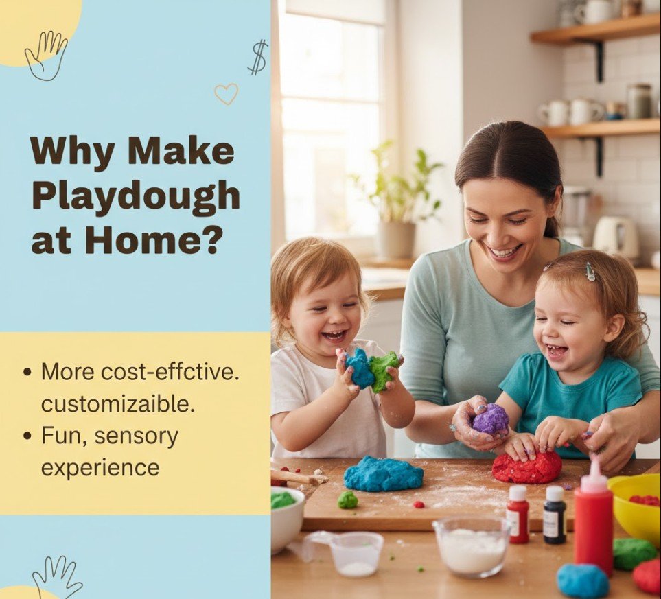 Why Make Playdough at Home