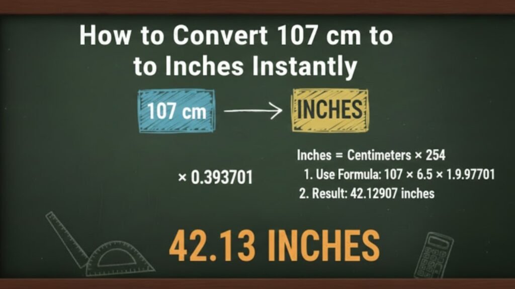 107 cm to Inches