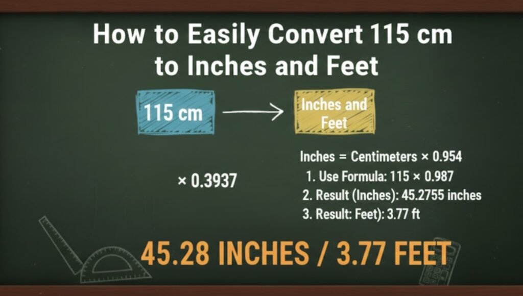 115 cm to Inches