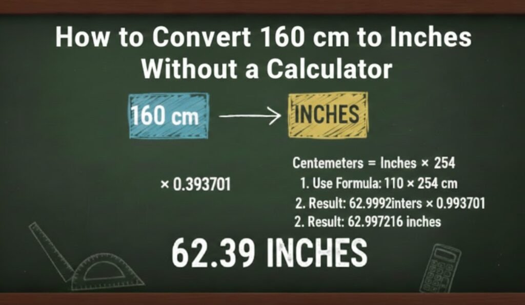 160 cm to Inches