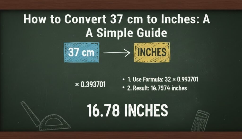 37 cm to Inches
