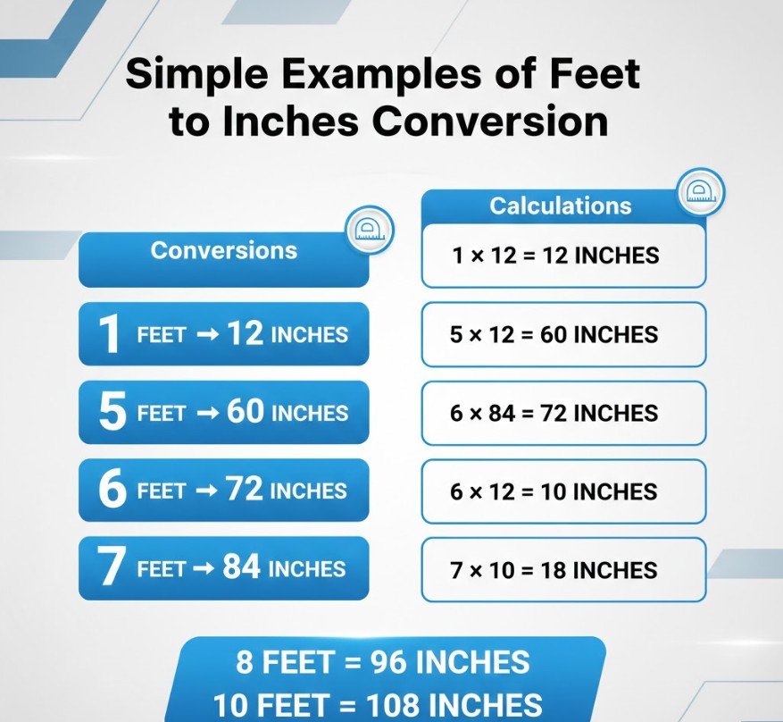 Feet to Inches Conversion