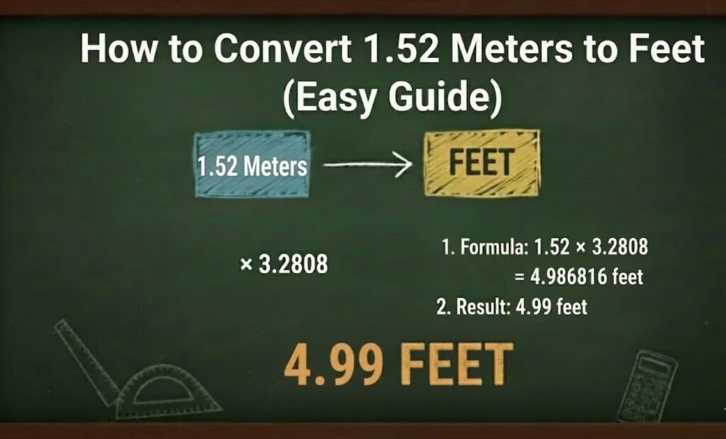 How to Convert 1.52 Meters to Feet: A Complete Guide How to Convert 1.52 Meters to Feet