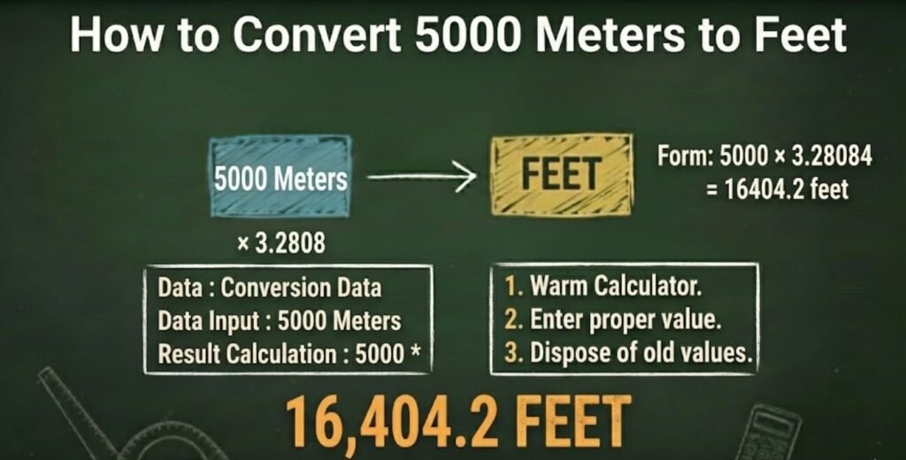 How to Convert 5000 Meters to Feet: Complete Guide With Examples How to Convert 5000 Meters to Feet